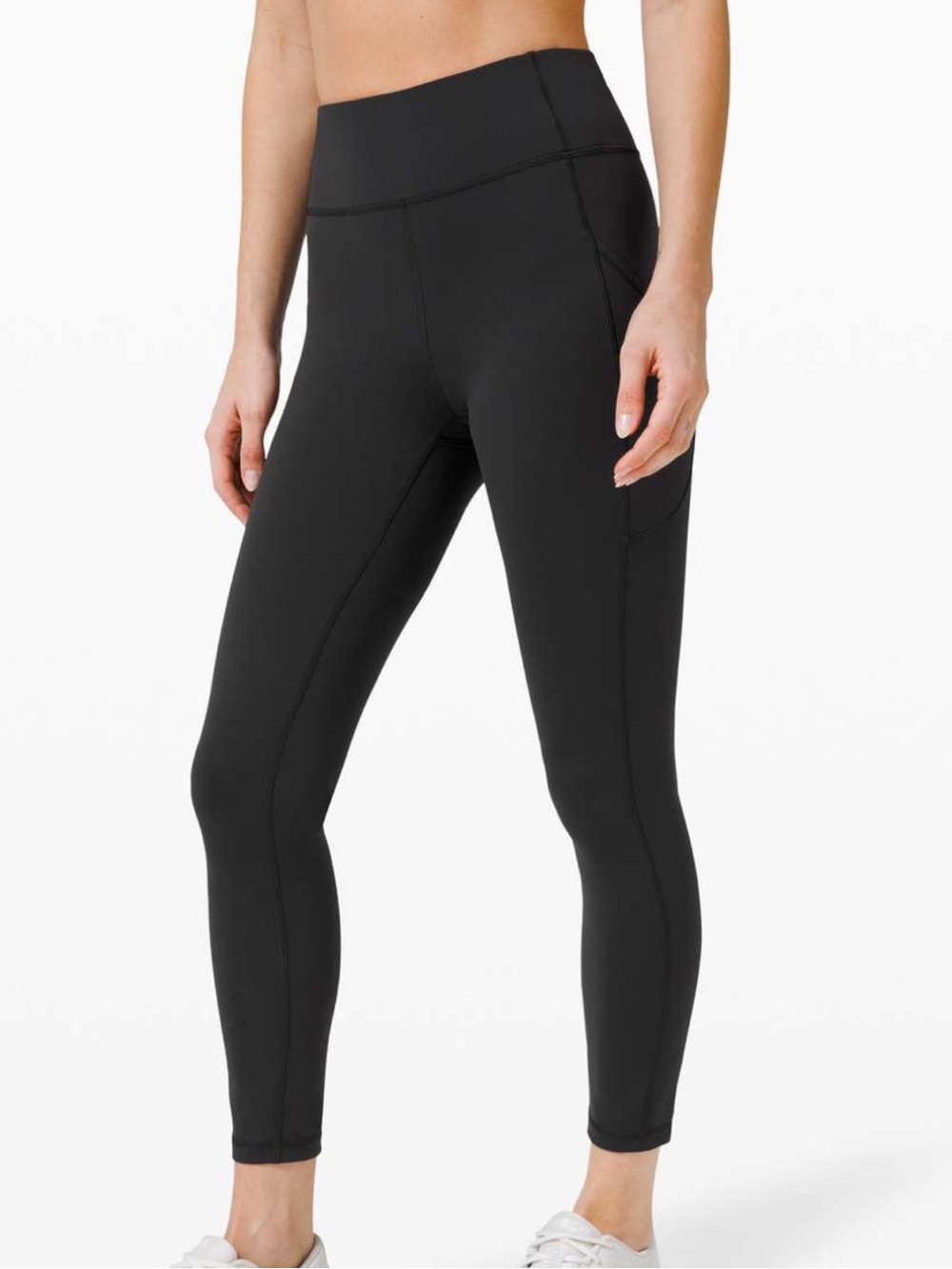 Lululemon Invigorate Black High Rise Tight Leggings 25” Women’s 10 W5CQFS - Picture 2 of 9